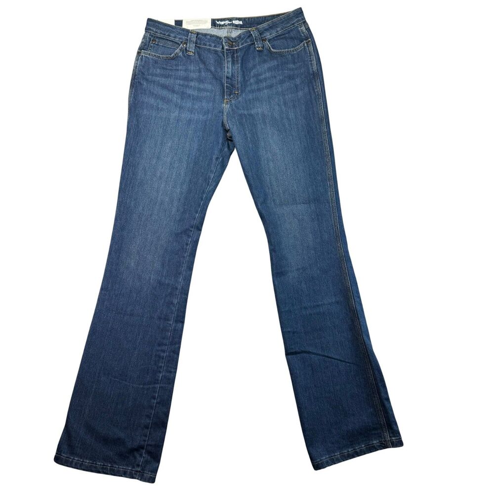 Wrangler Jeans Women's 12x34 Blue Denim Riggs Workwear Bootcut Strong 5 Pocket